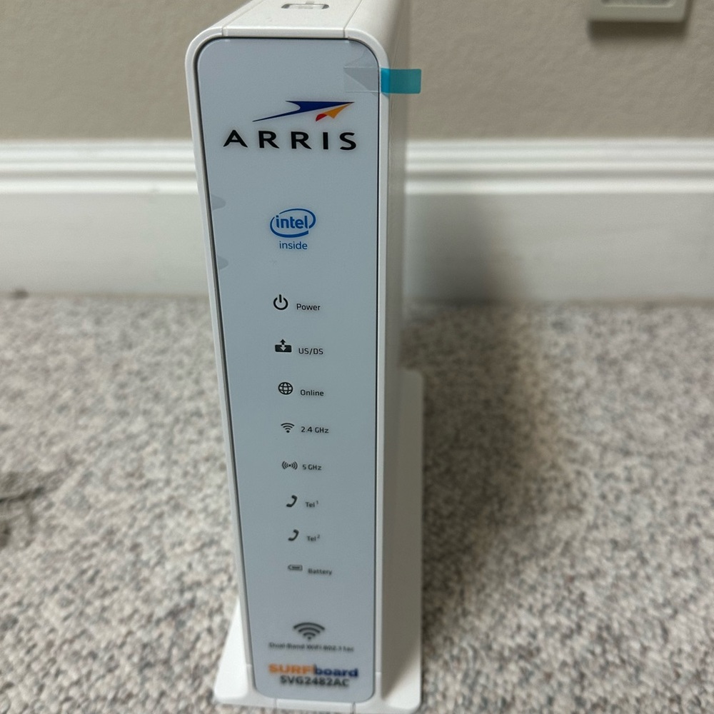 Arris modem with built in router and phone lines